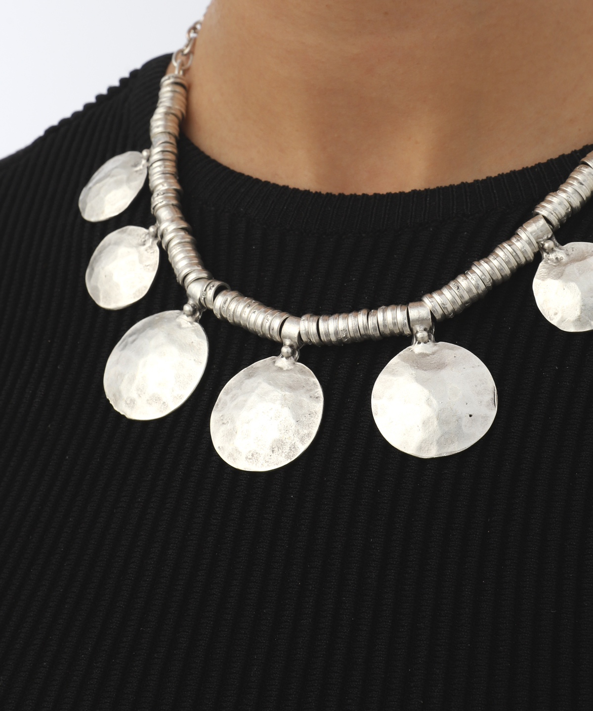 oma Style Antique Silver Plated Necklace