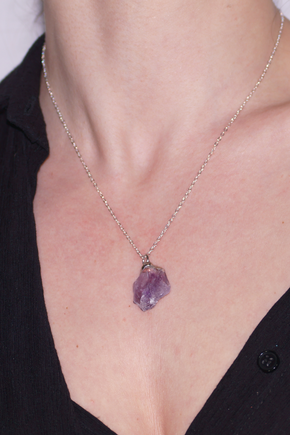 Amethyst Natural Stone Necklace