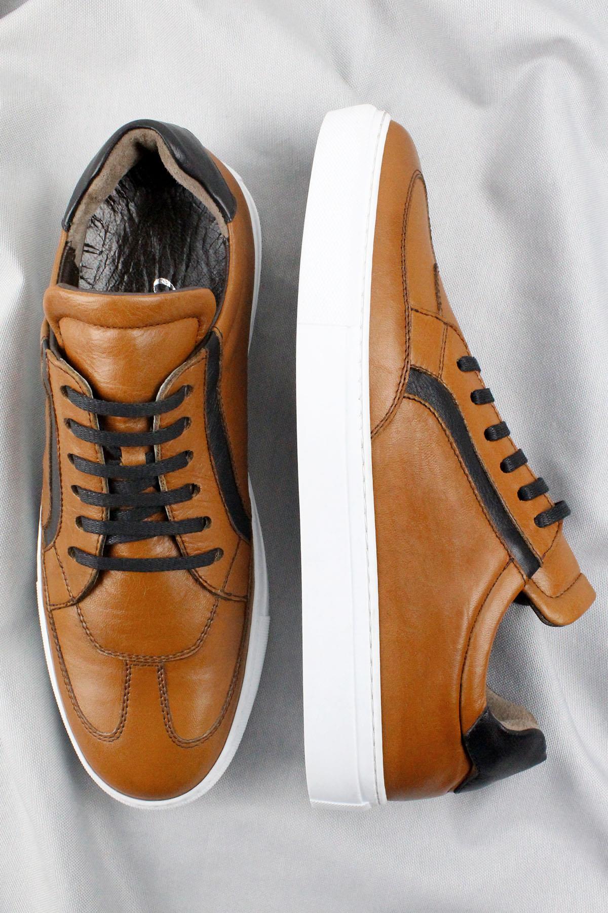 Men's Genuine Leather Sneakers