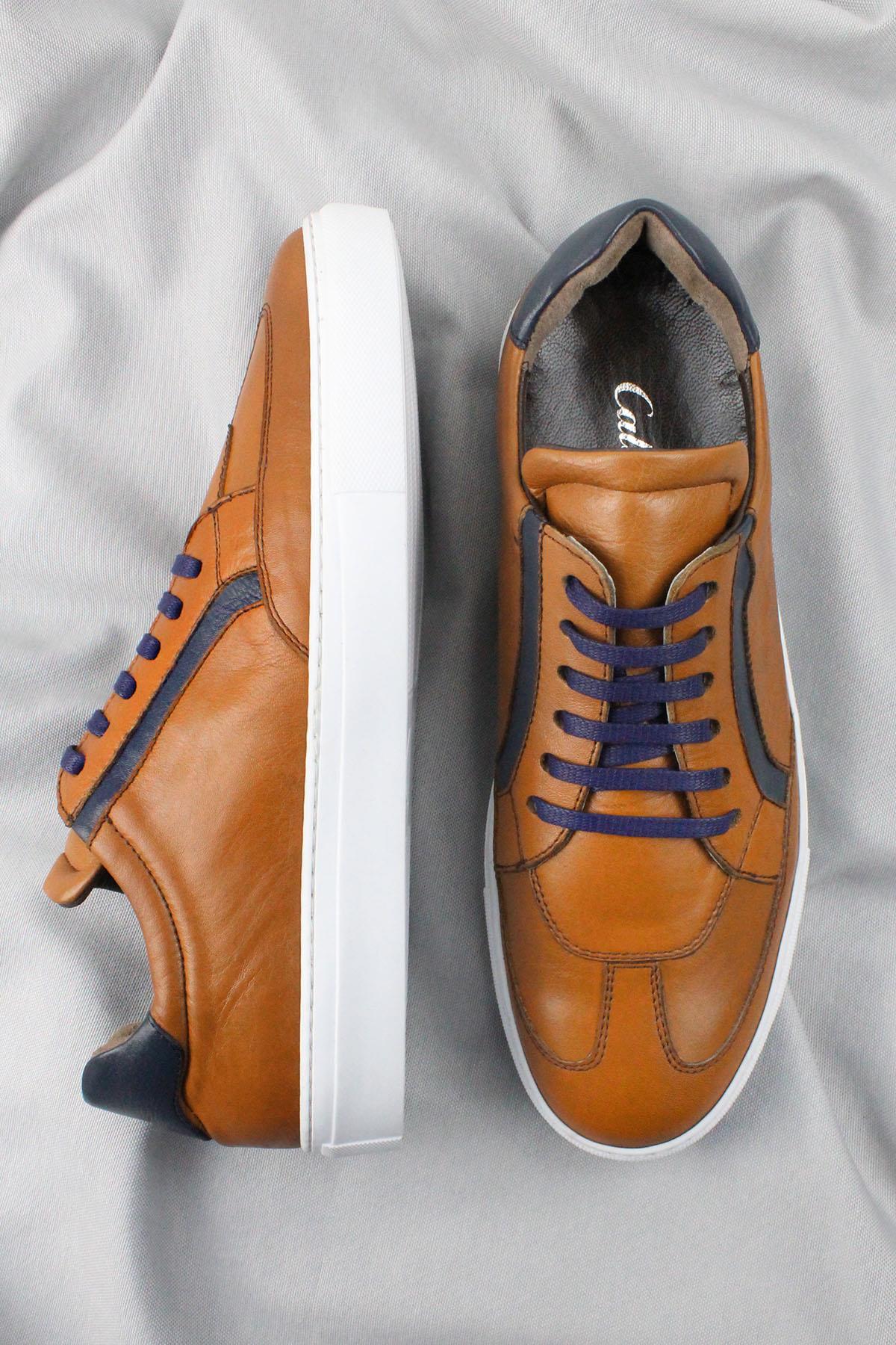 Men's Genuine Leather Sneakers