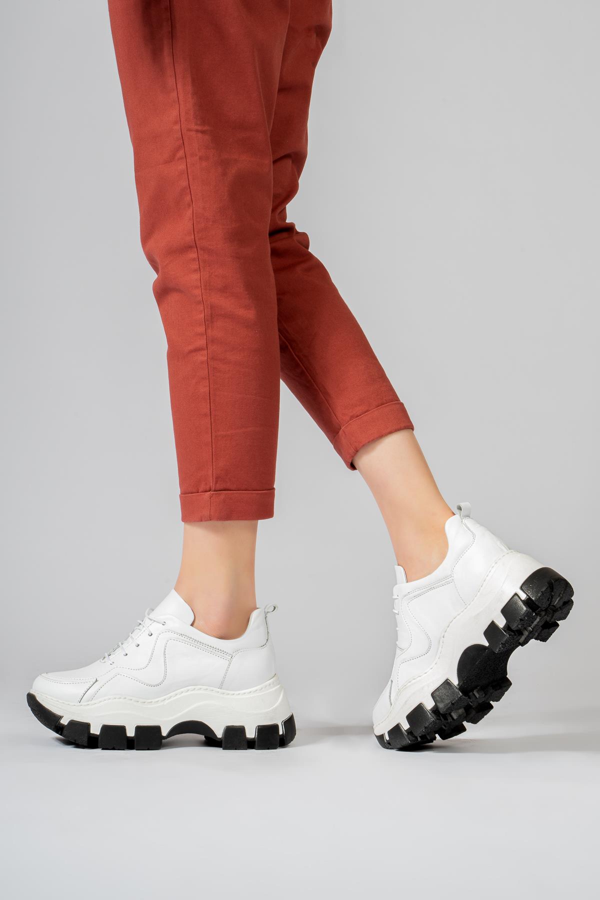 Women's Genuine Leather Sneakers