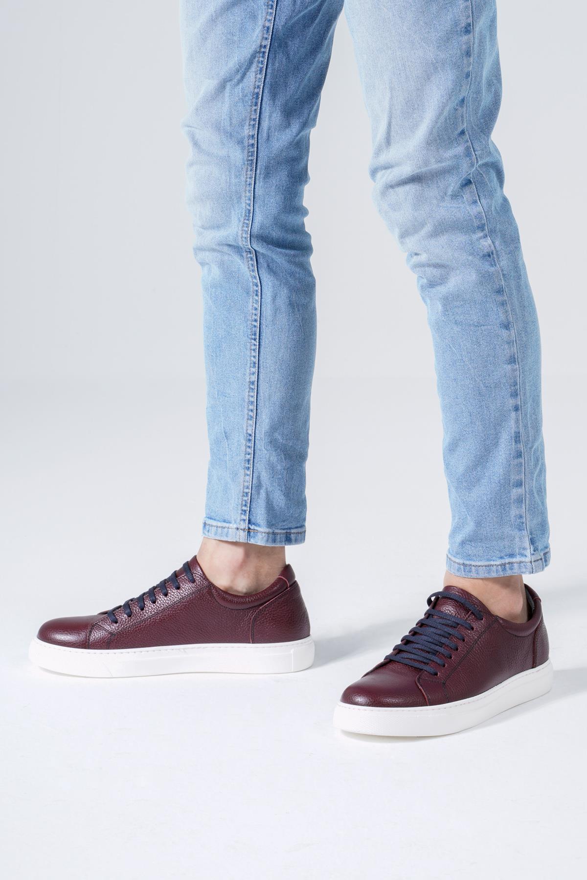 Men's Genuine Leather Sneakers