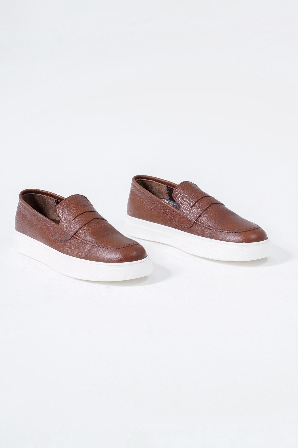 Men's Genuine Leather Sneakers