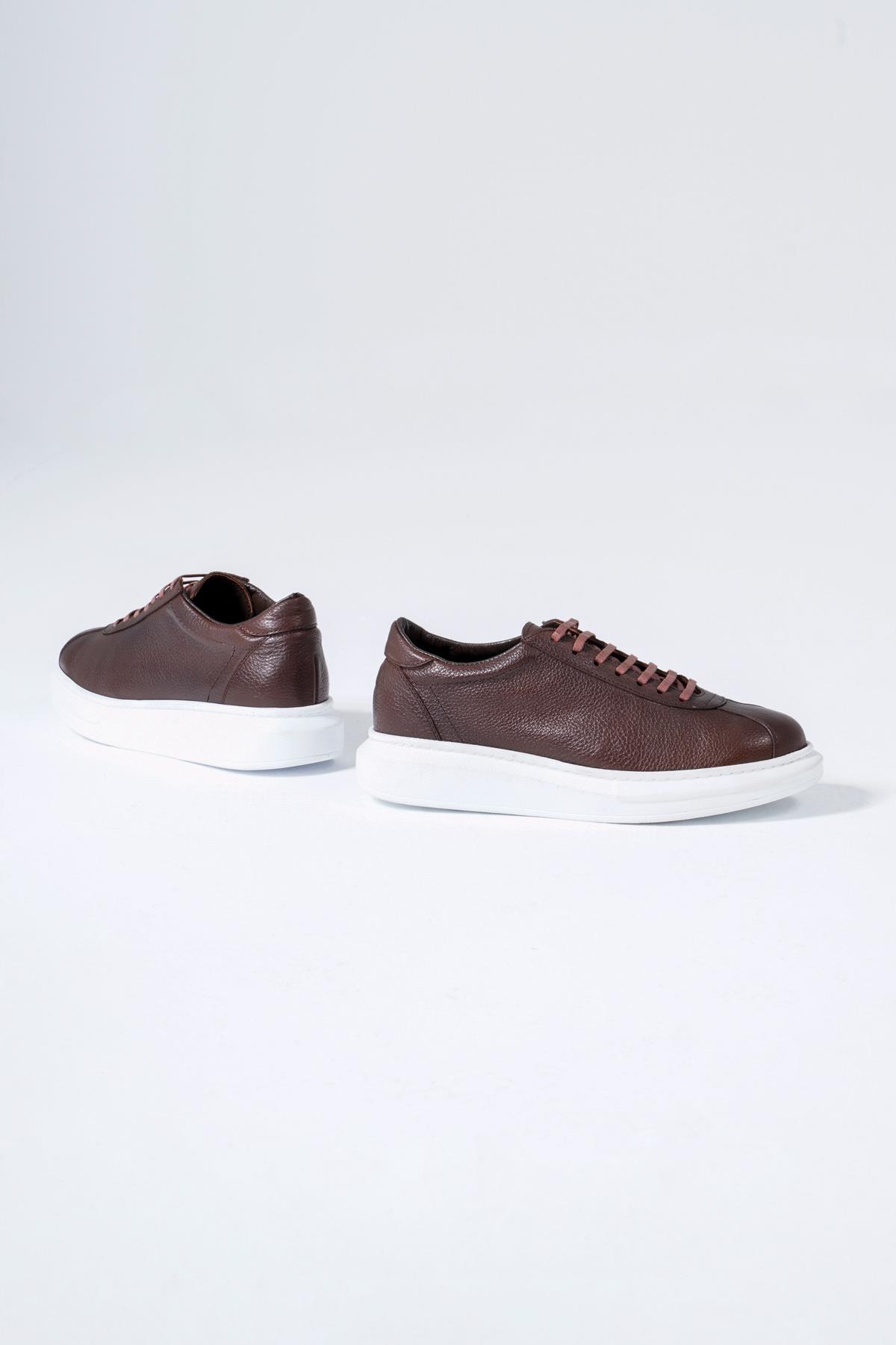 Men's Genuine Leather Sneakers